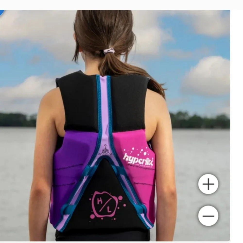 Hyperlite youth Life Vest Kids Large 55lbs to 88 lbs, new